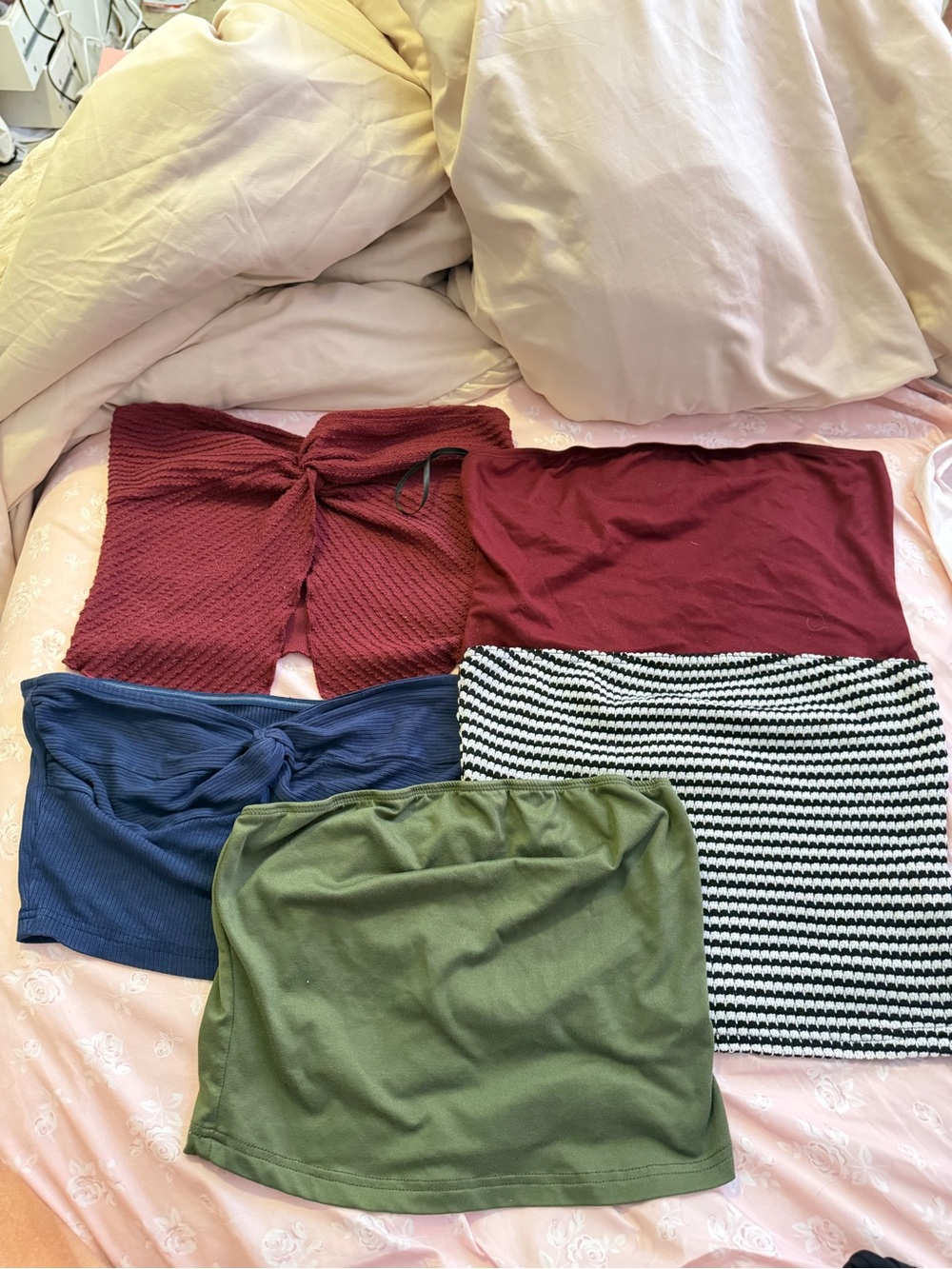 Tube Top Bundle - Set of 5 Essentials (Edikted, Garage, Bluenotes) 🌸🌸🌸